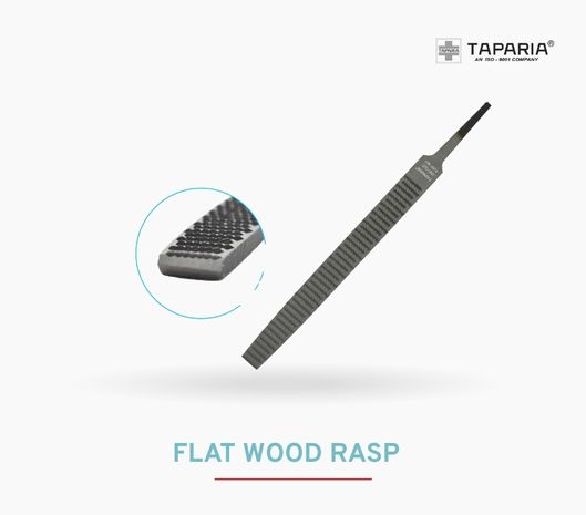 Flat Wood  Rasp Files