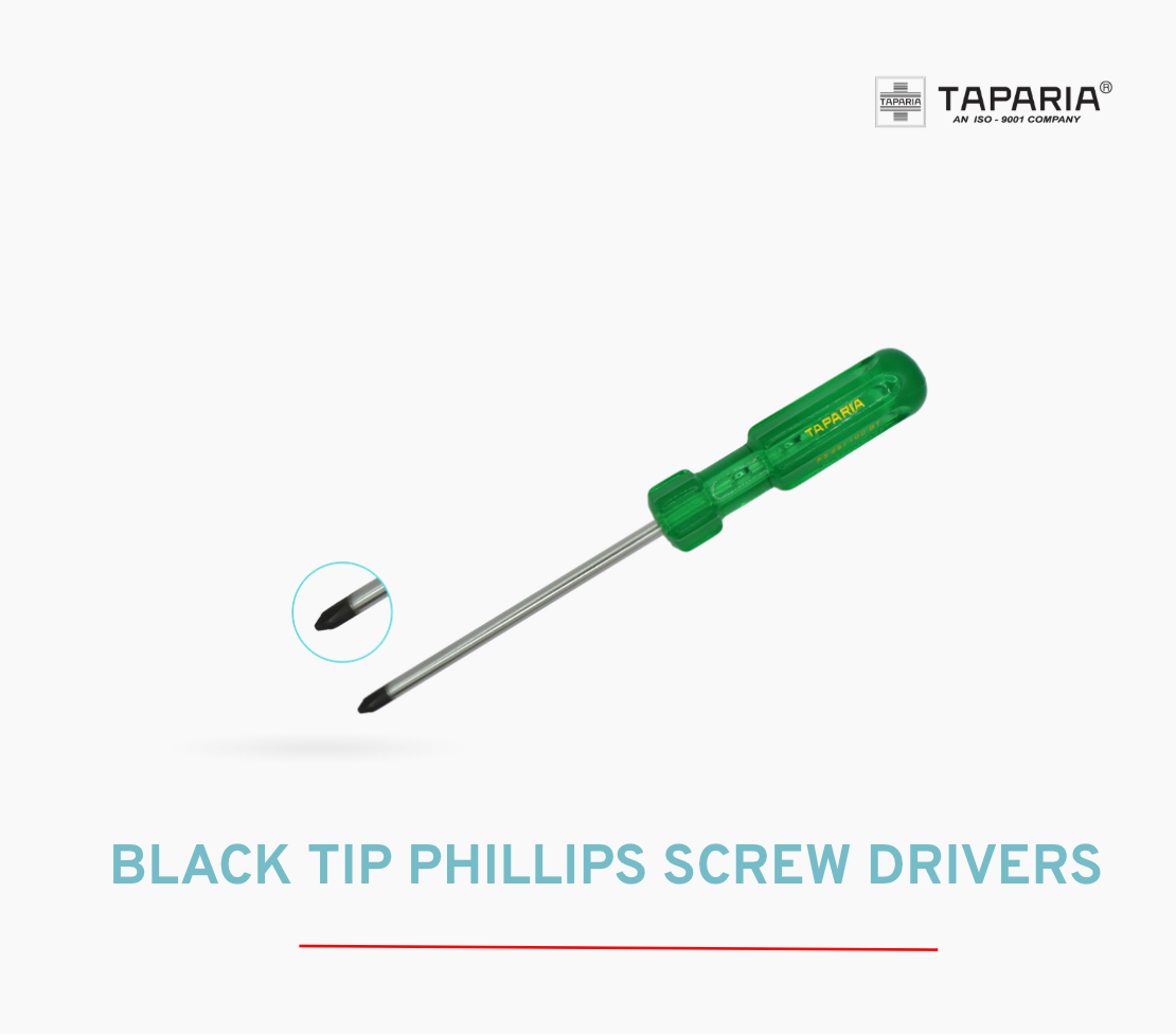 Black Tip Phillips Screw Drivers