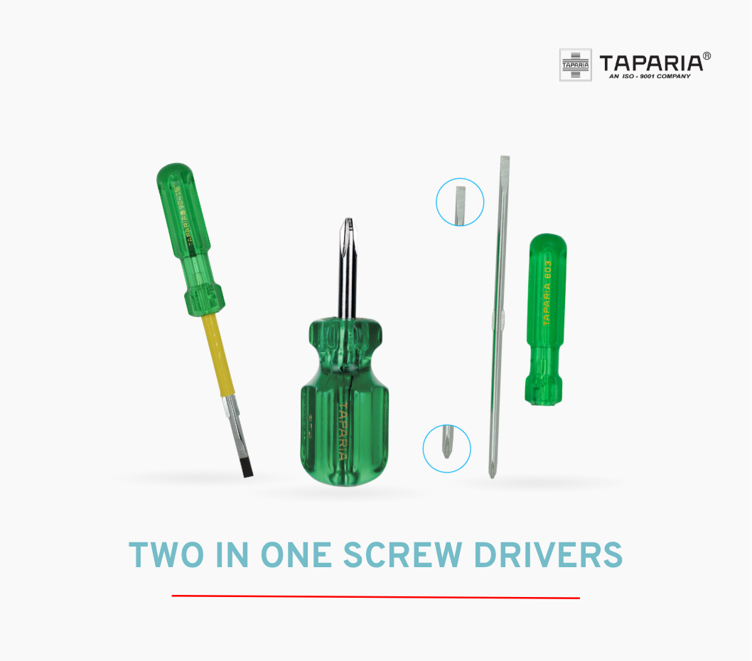 TWO IN ONE SCREW DRIVERS