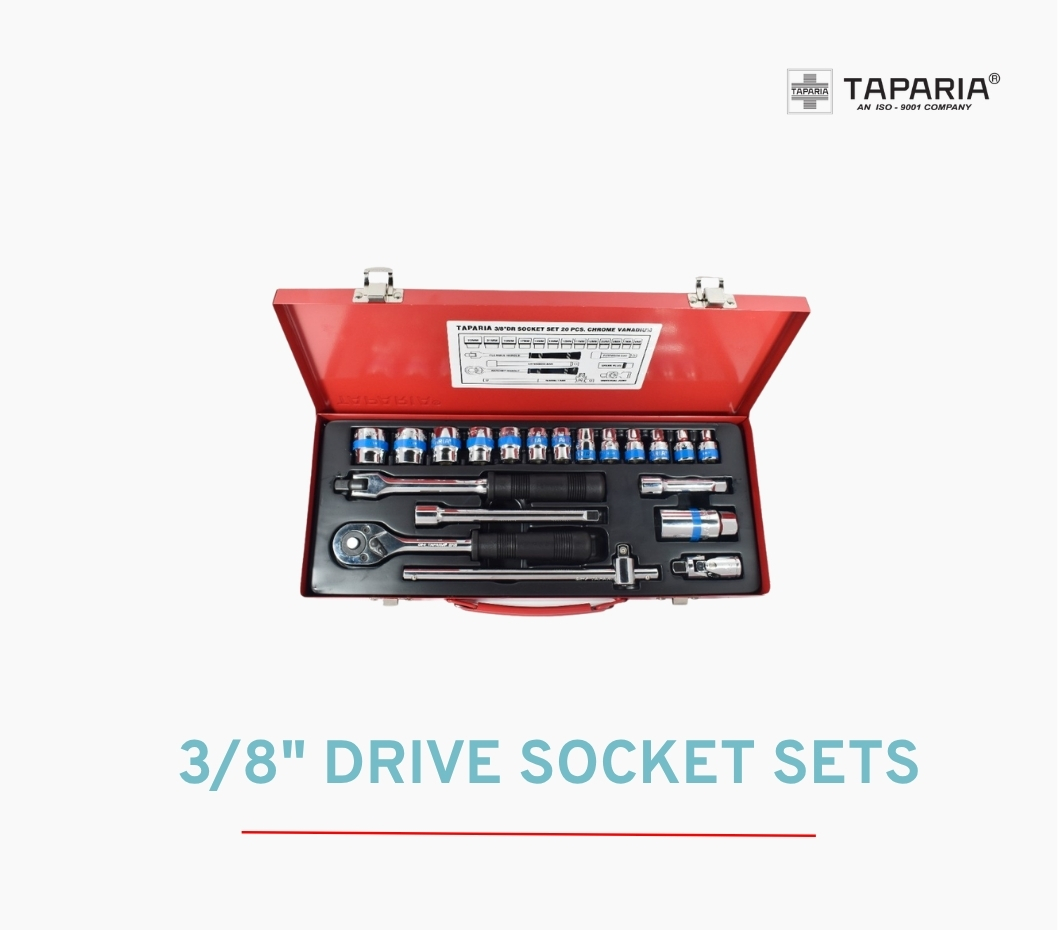 THREE EIGHT SOCKET SETS
