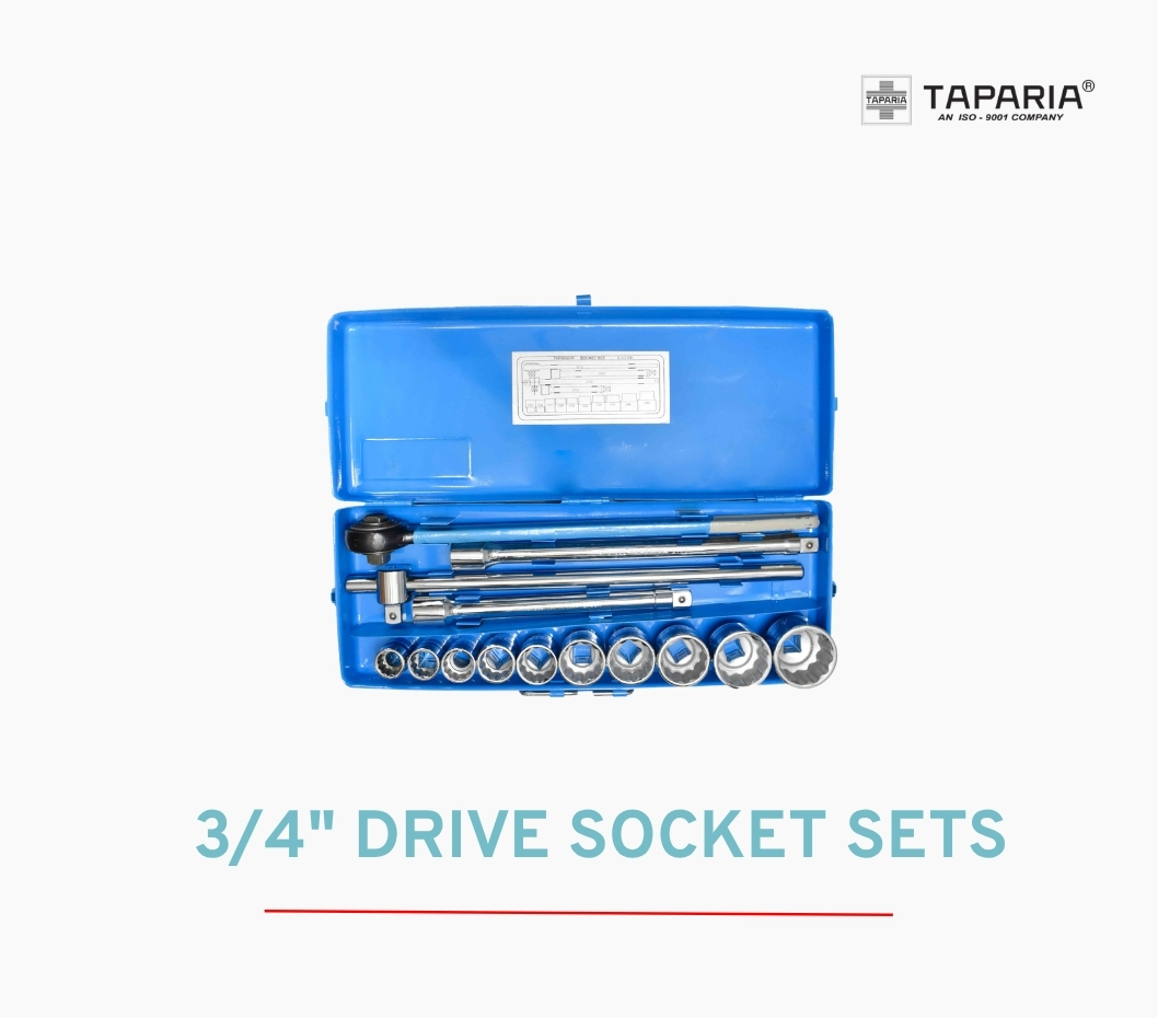 THREE FOUR DRIVE SOCKET SET